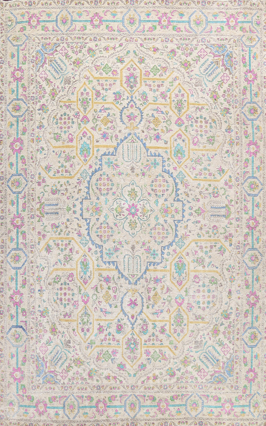 Geometric Tabriz Persian Area Rug 10x13