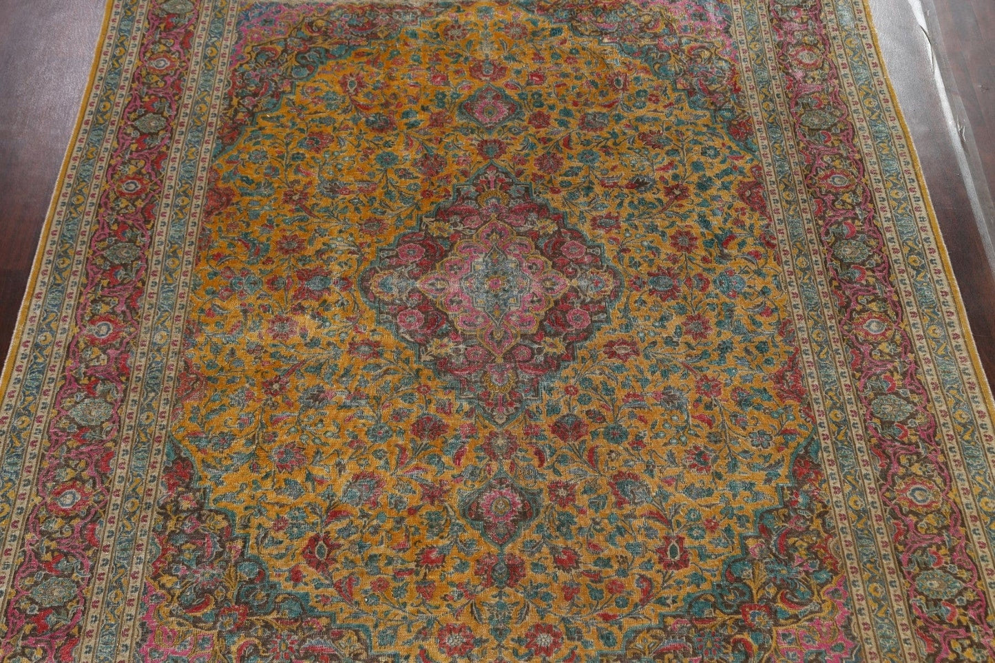 Traditional Mashad Persian Area Rug 10x12