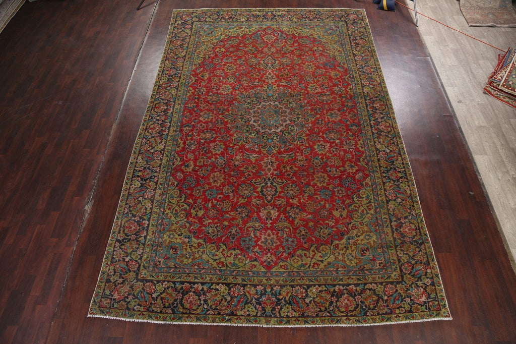 Traditional Kashan Persian Area Rug 9x14