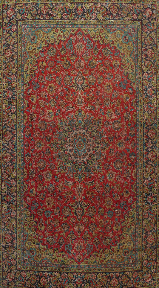 Traditional Kashan Persian Area Rug 9x14