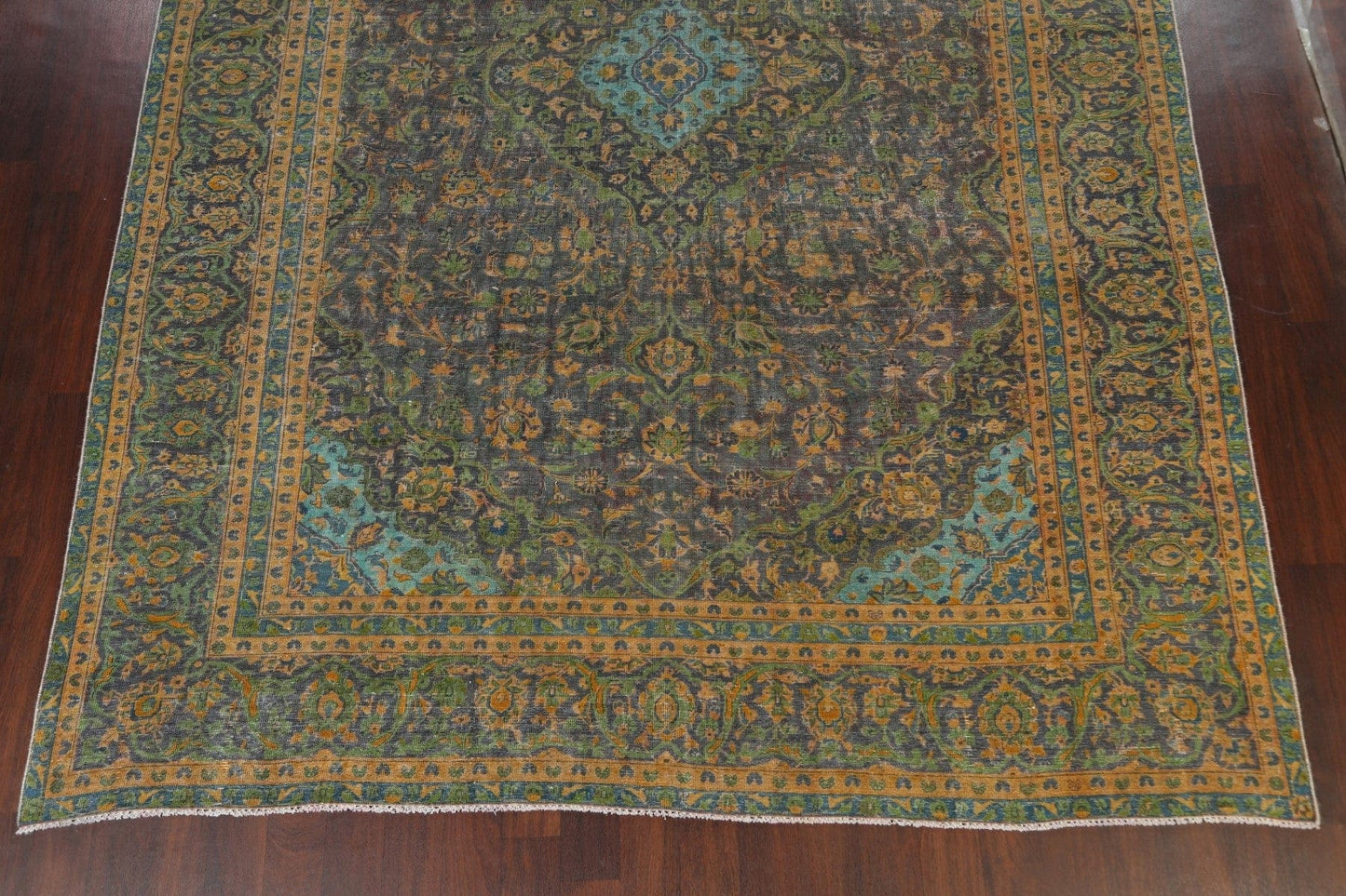 Traditional Floral Kashan Persian Area Rug 9x13