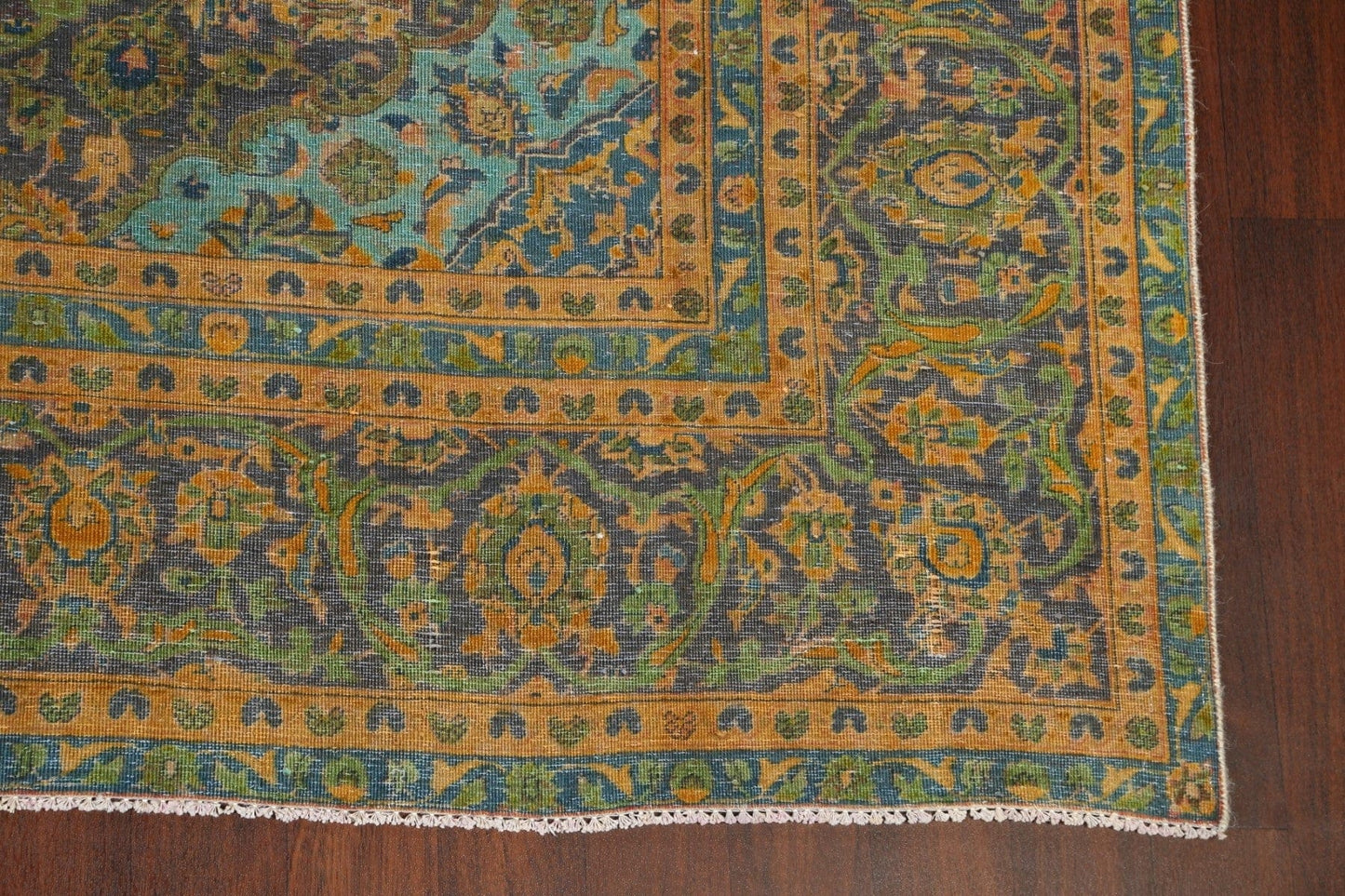 Traditional Floral Kashan Persian Area Rug 9x13