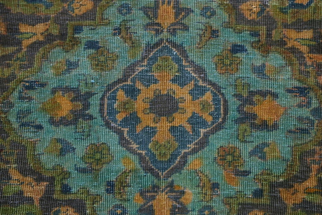 Traditional Floral Kashan Persian Area Rug 9x13