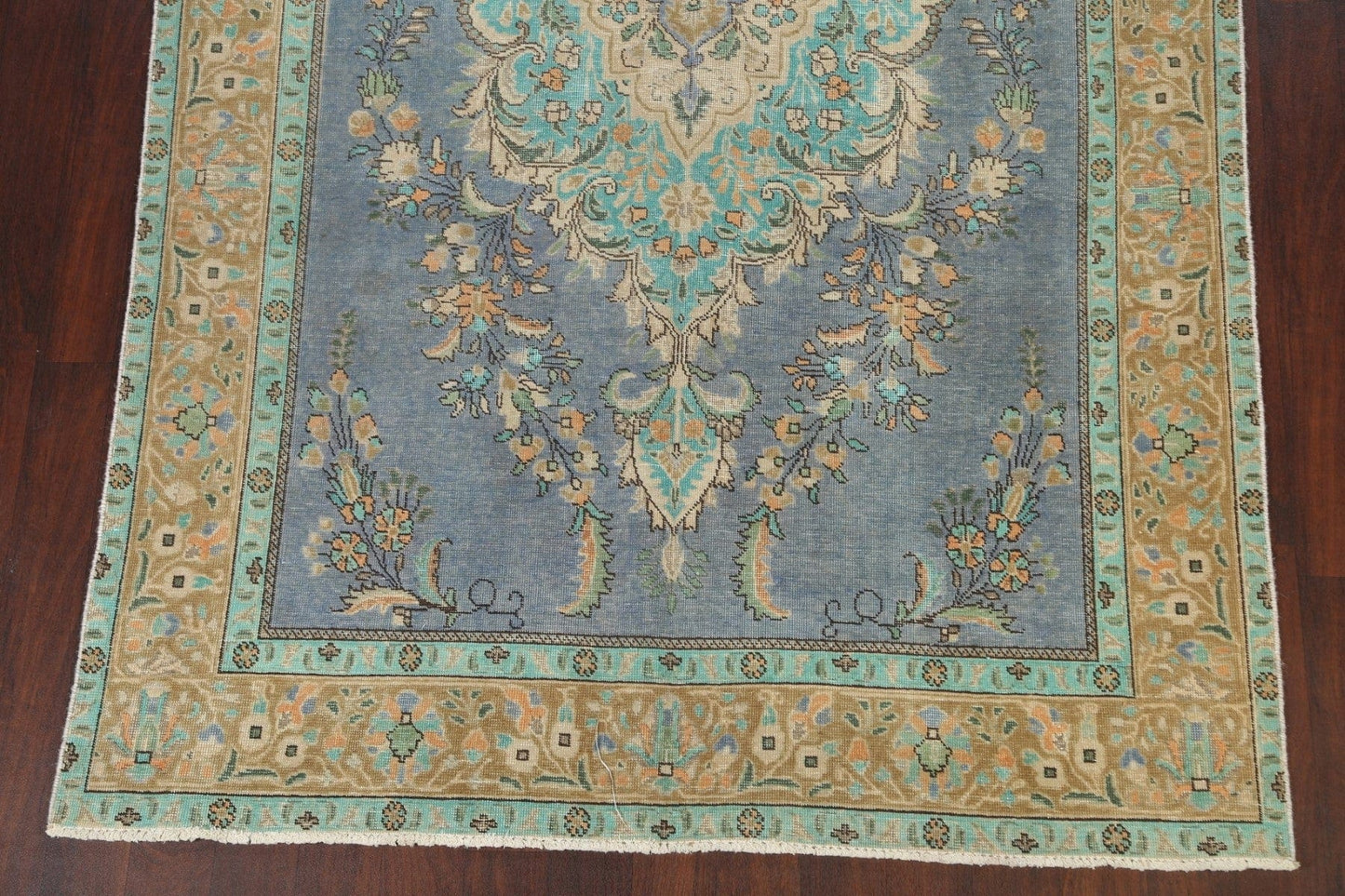 Distressed Traditional Tabriz Persian Area Rug 6x10