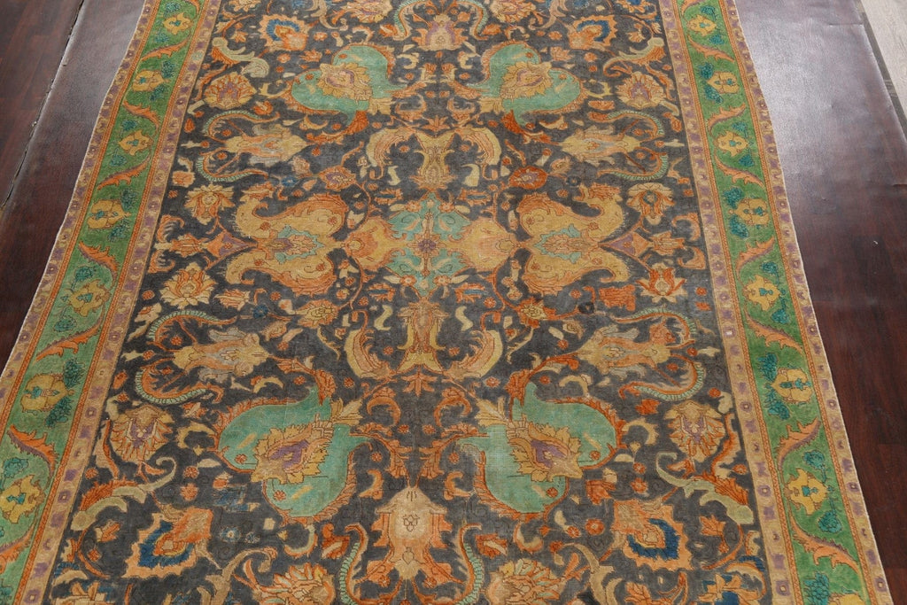 Traditional Floral Tabriz Persian Area Rug 10x13