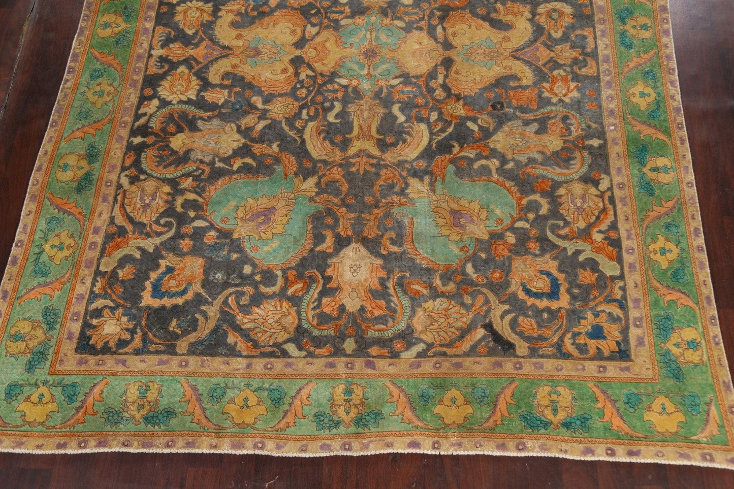 Traditional Floral Tabriz Persian Area Rug 10x13