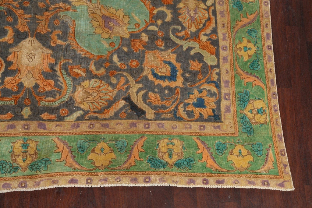 Traditional Floral Tabriz Persian Area Rug 10x13