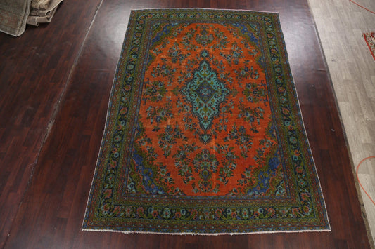 Traditional Floral Hamedan Persian Area Rug 8x12