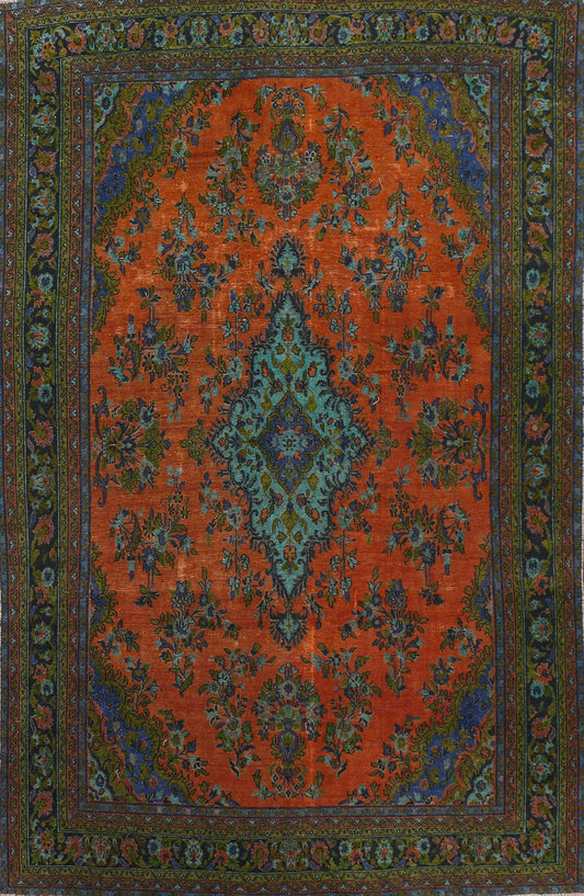 Traditional Floral Hamedan Persian Area Rug 8x12