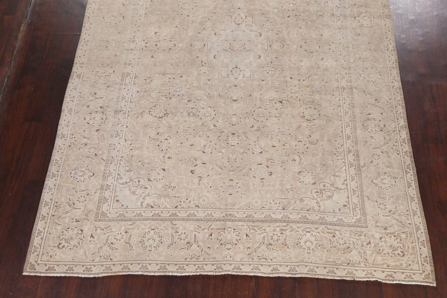 Traditional Distressed Tabriz Persian Area Rug 8x12