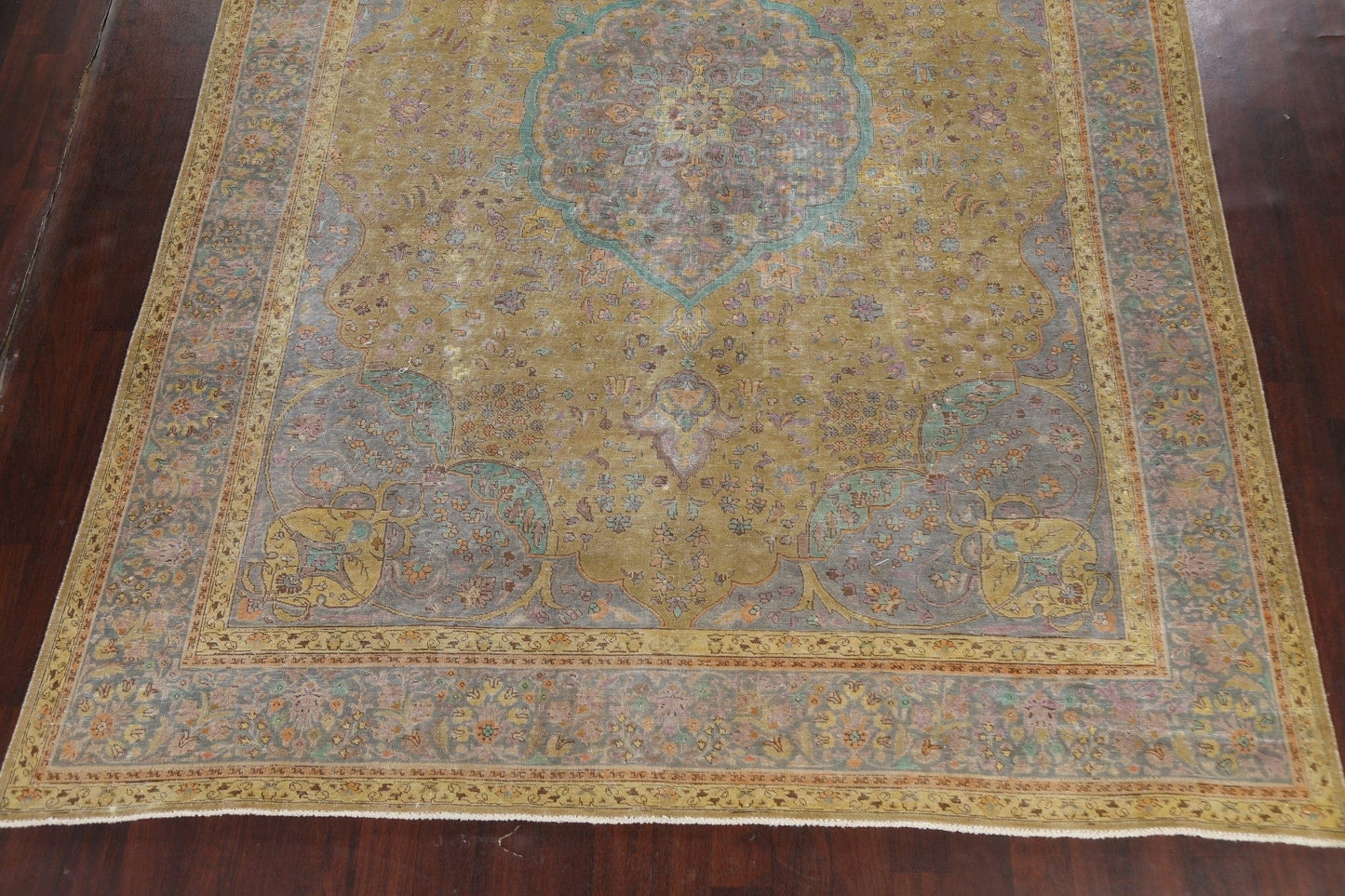 Traditional Floral Tabriz Persian Area Rug 9x13