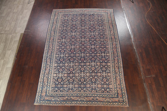 Antique 100% Vegetable Dye Tabriz Persian Area Rug 8x12