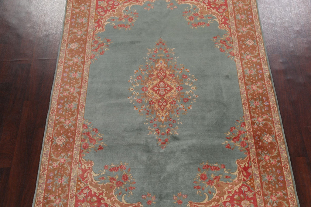 Floral Kerman Persian Area Rug 6x9