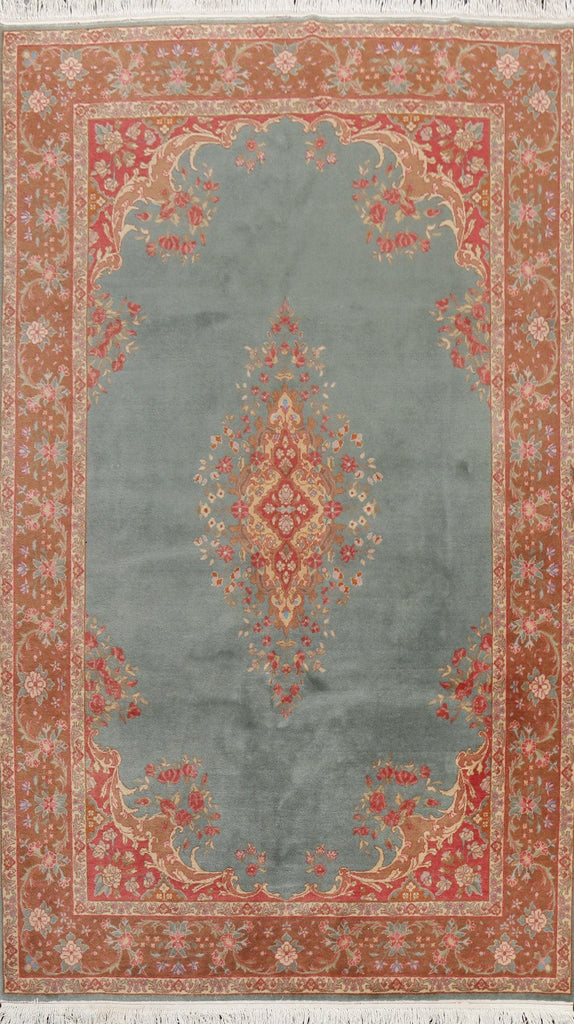 Floral Kerman Persian Area Rug 6x9