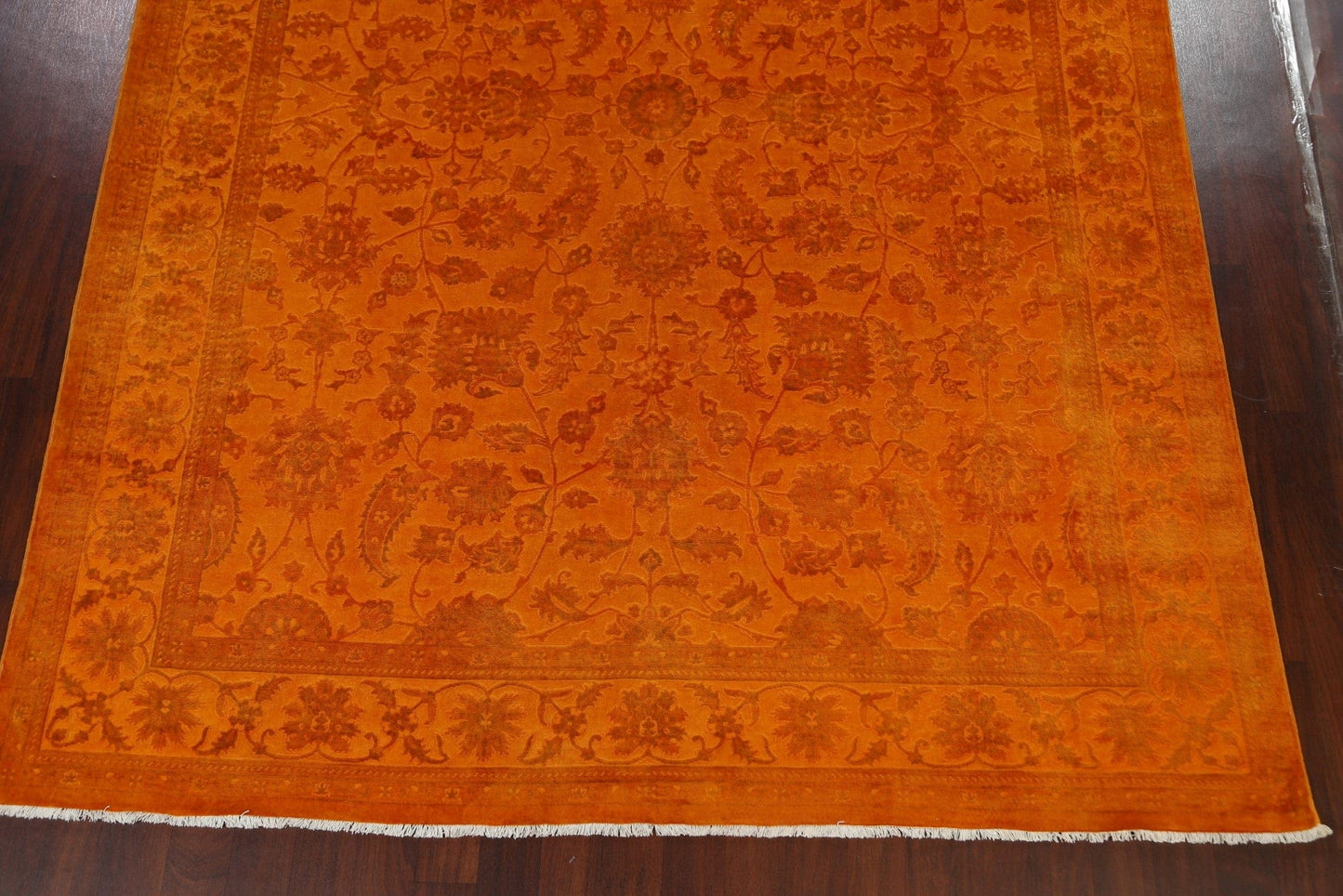 Vegetable Dye Carved Peshawar Chobi Oriental Area Rug 9x12