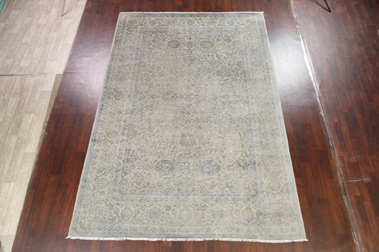 Vegetable Dye Carved Peshawar Chobi Oriental Area Rug 8x12