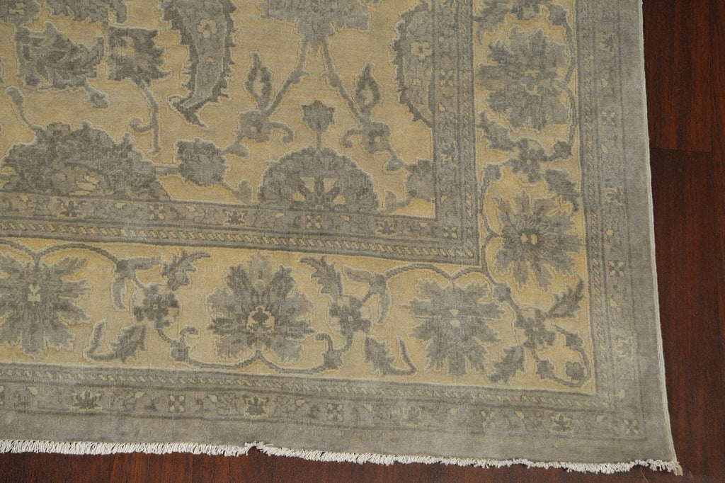 Vegetable Dye Carved Peshawar Chobi Oriental Area Rug 9x12