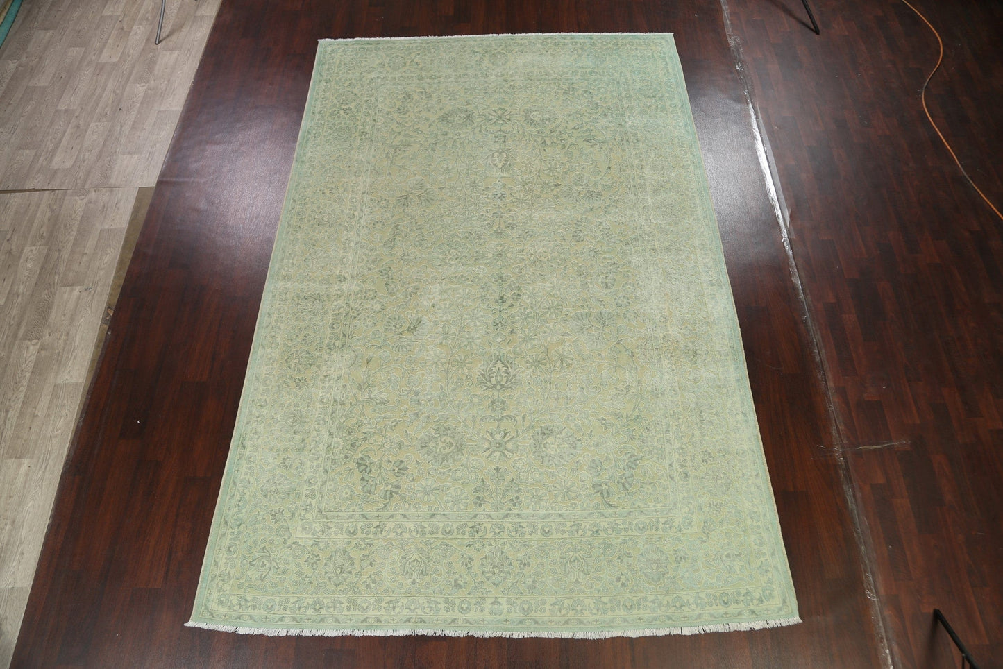 Vegetable Dye Carved Peshawar Chobi Oriental Area Rug 8x12