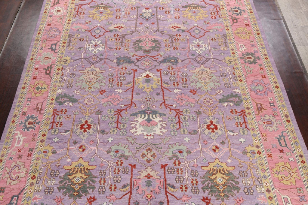 100% Vegetable Dye Oushak Turkish Area Rug 10x14