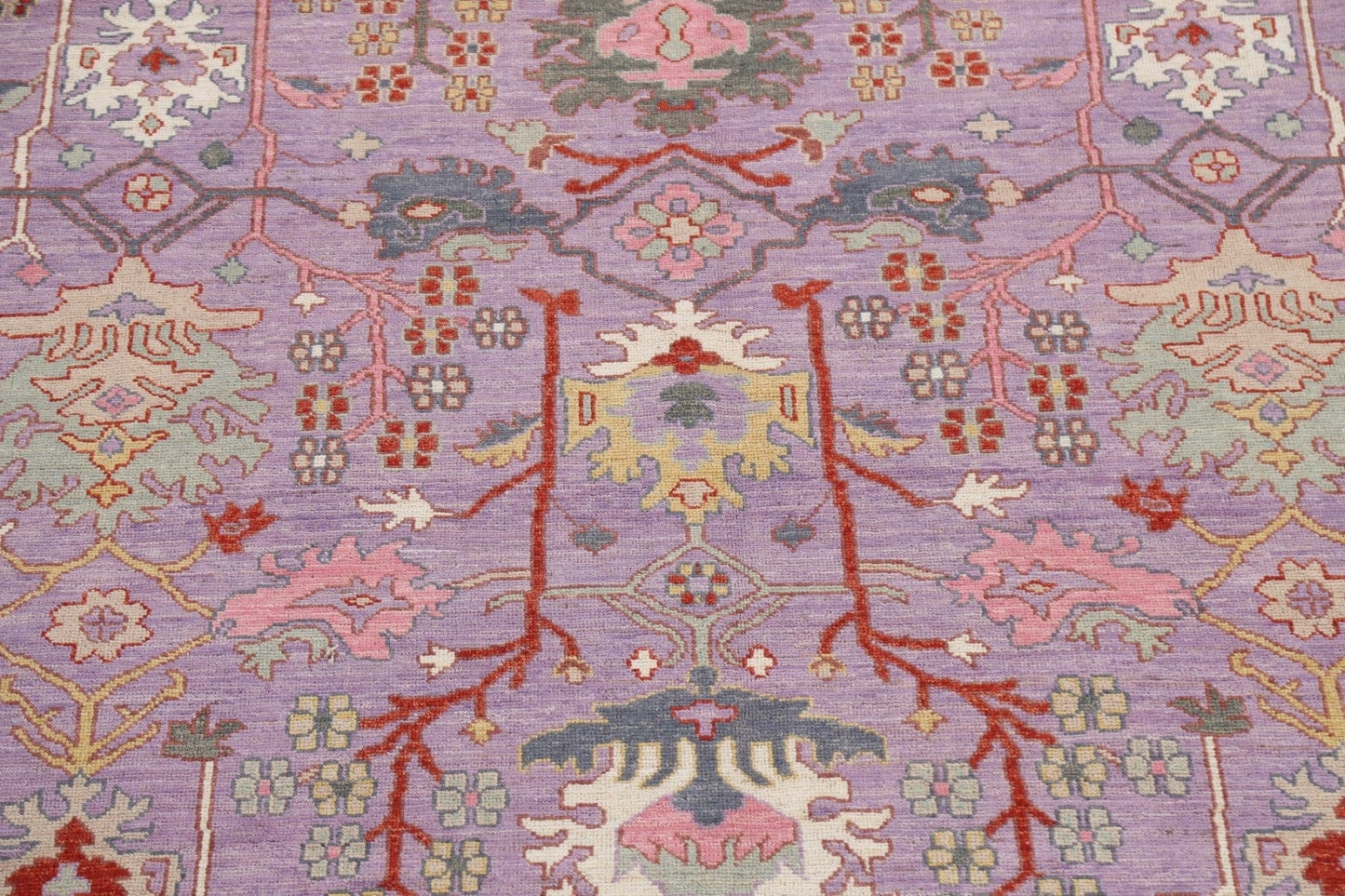 100% Vegetable Dye Oushak Turkish Area Rug 10x14