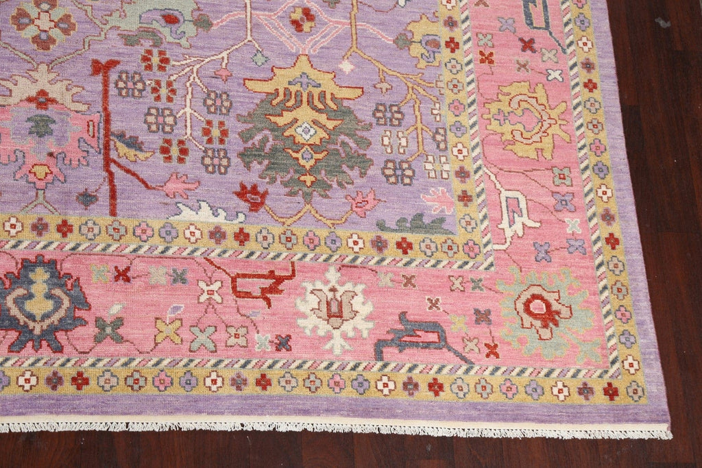 100% Vegetable Dye Oushak Turkish Area Rug 10x14