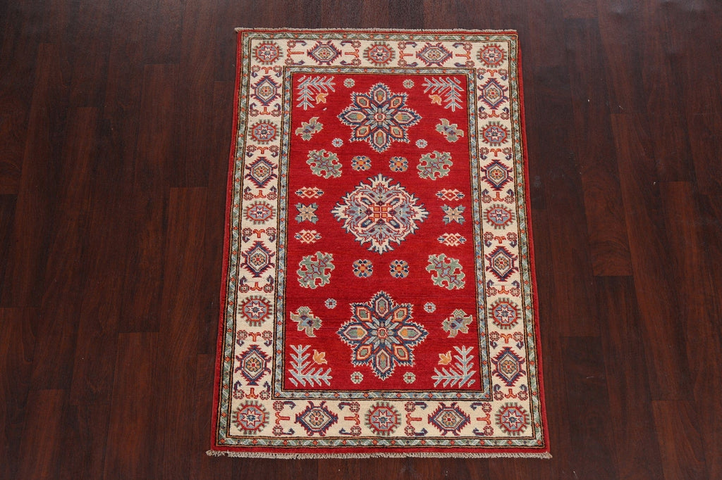 Geometric Kazak Oriental Area Rug 3x5