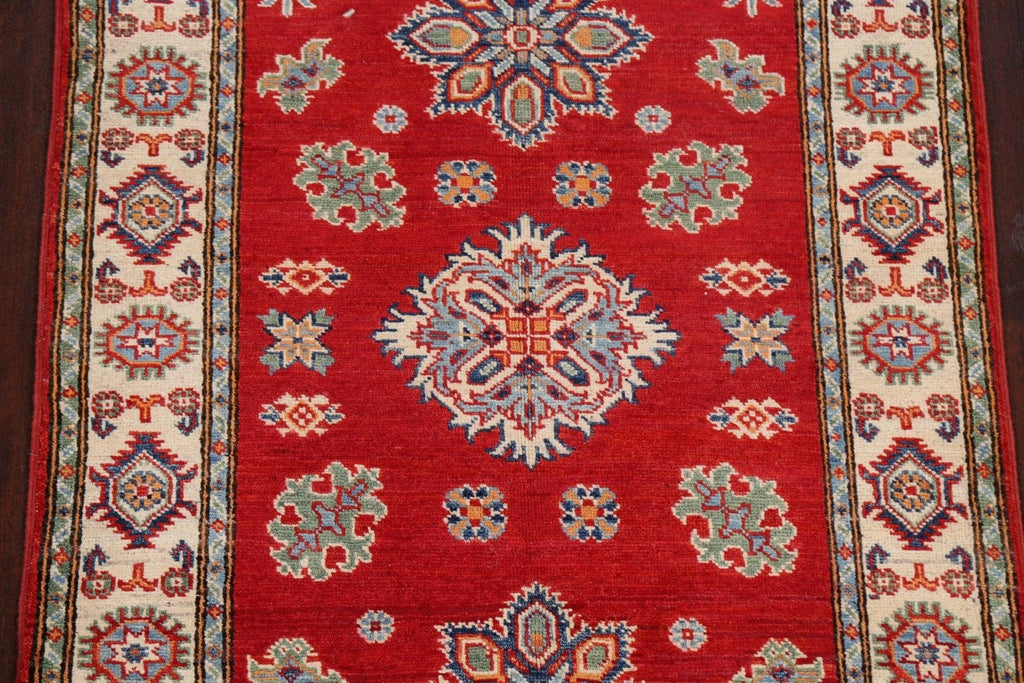 Geometric Kazak Oriental Area Rug 3x5