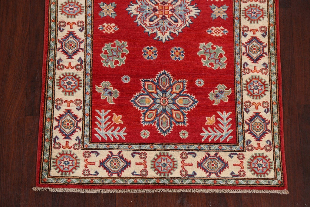 Geometric Kazak Oriental Area Rug 3x5