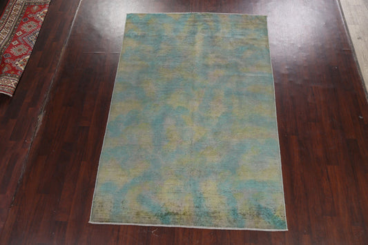 Abstract Oushak Oriental Area Rug 6x9