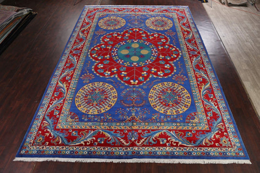 Vegetable Dye Geometric Tabriz Persian Area Rug 12x17