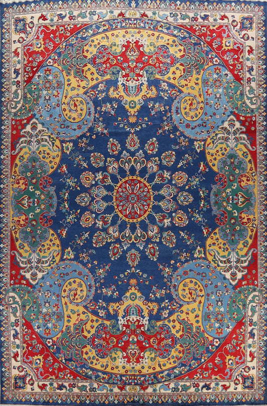 100% Vegetable Dye Bakhtiari Persian Area Rug 13x17