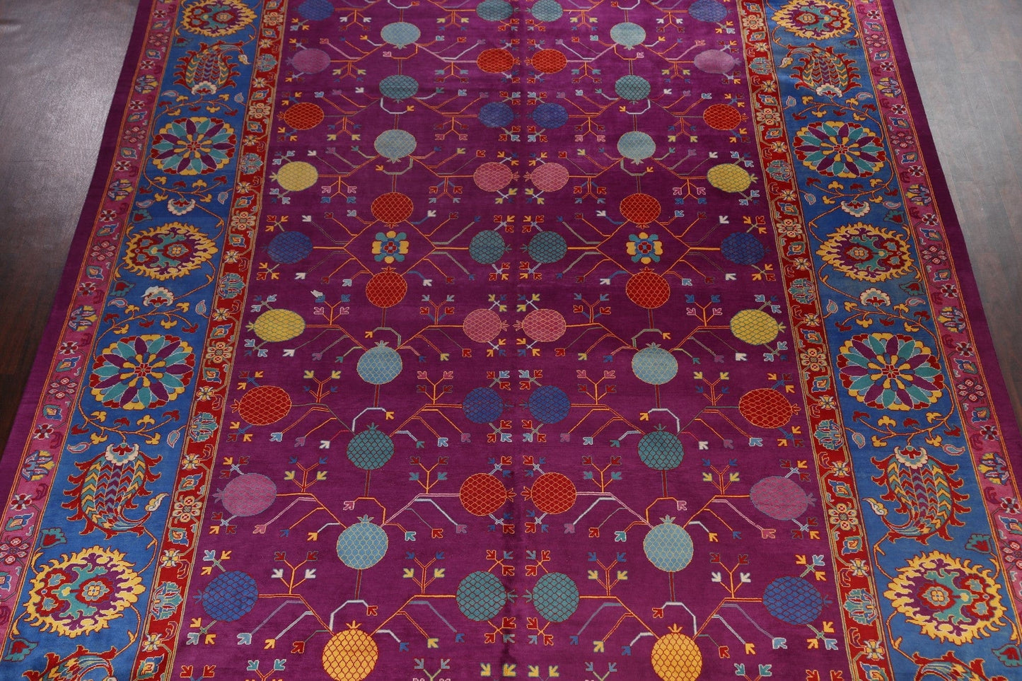 Large 100% Vegetable Dye Tabriz Persian Area Rug 11x18