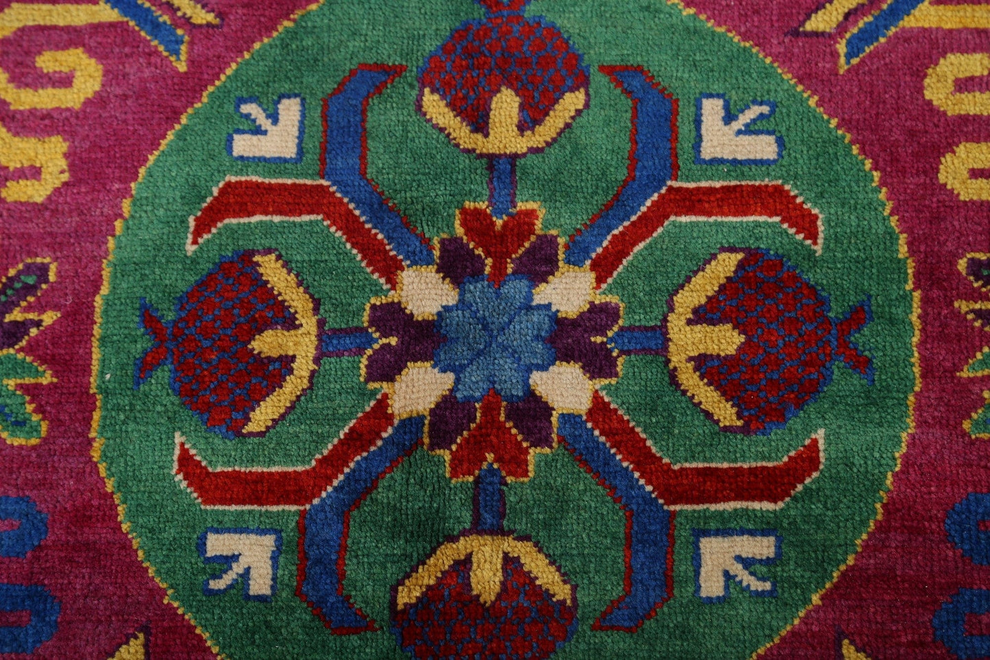 Vegetable Dye Geometric Tabriz Persian Area Rug 12x18