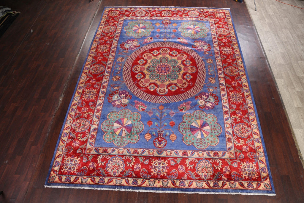 Vegetable Dye Geometric Tabriz Persian Area Rug 10x14