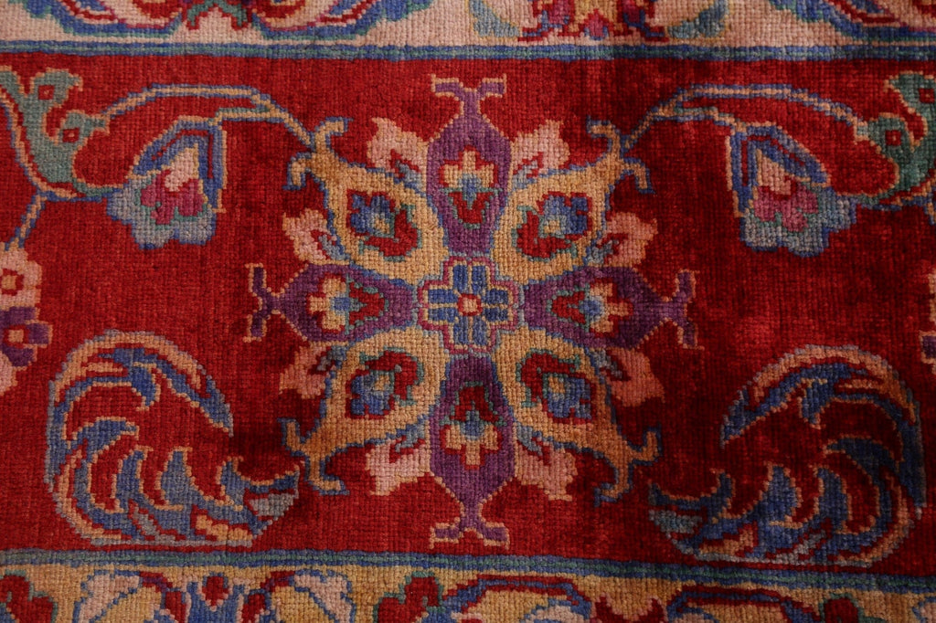 Vegetable Dye Geometric Tabriz Persian Area Rug 10x14