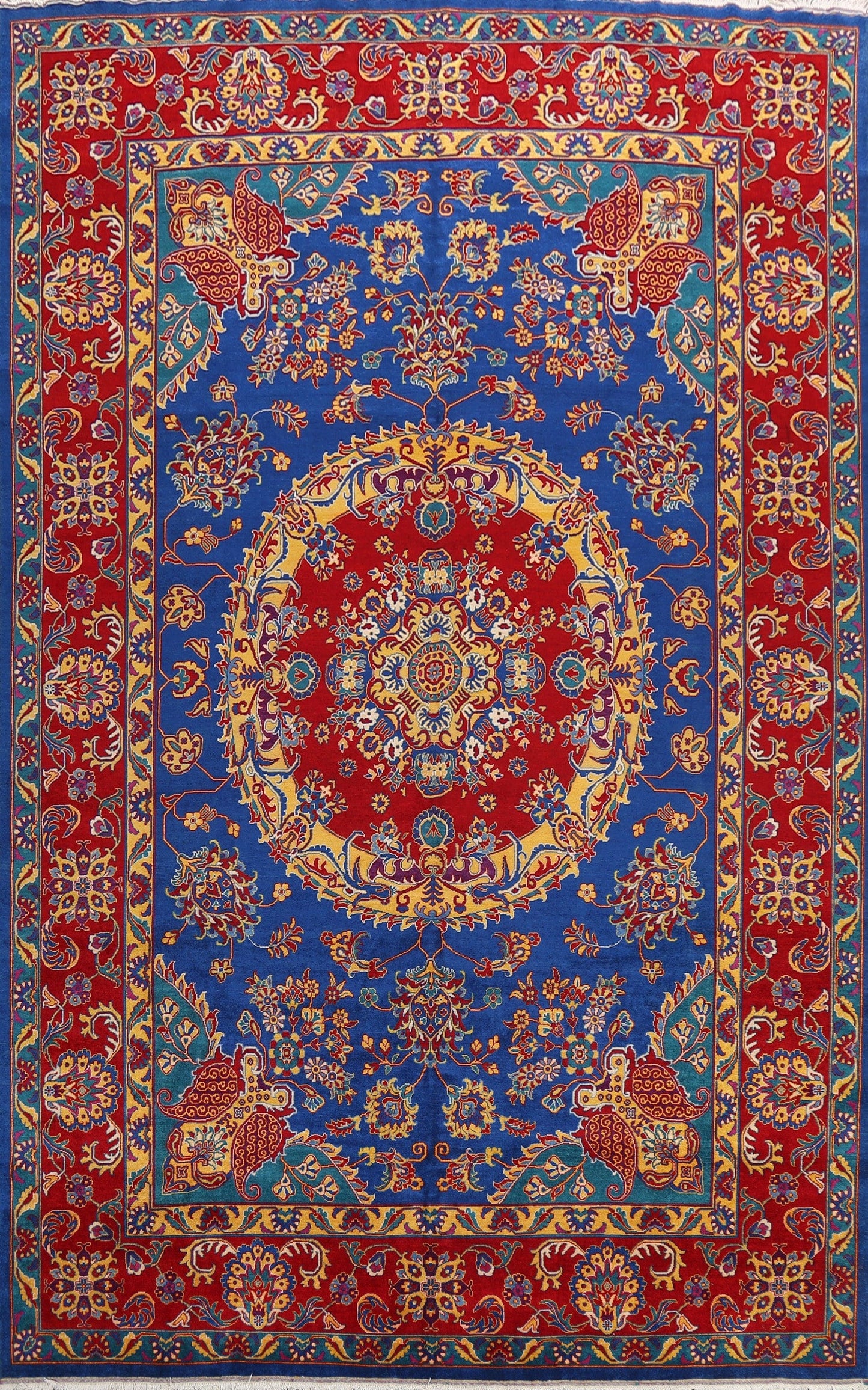 100% Vegetable Dye Tabriz Persian Area Rug 10x14