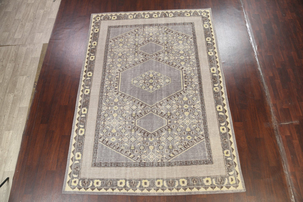 Geometric Oushak Oriental Area Rug 8x11