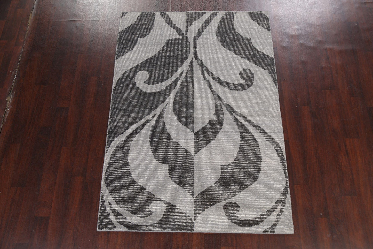 Contemporary Abstract Oriental Area Rug 5x7