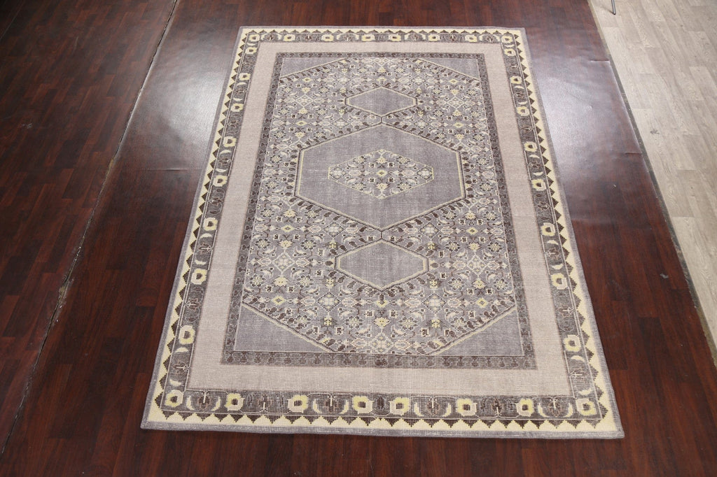 Geometric Oushak Oriental Area Rug 8x11