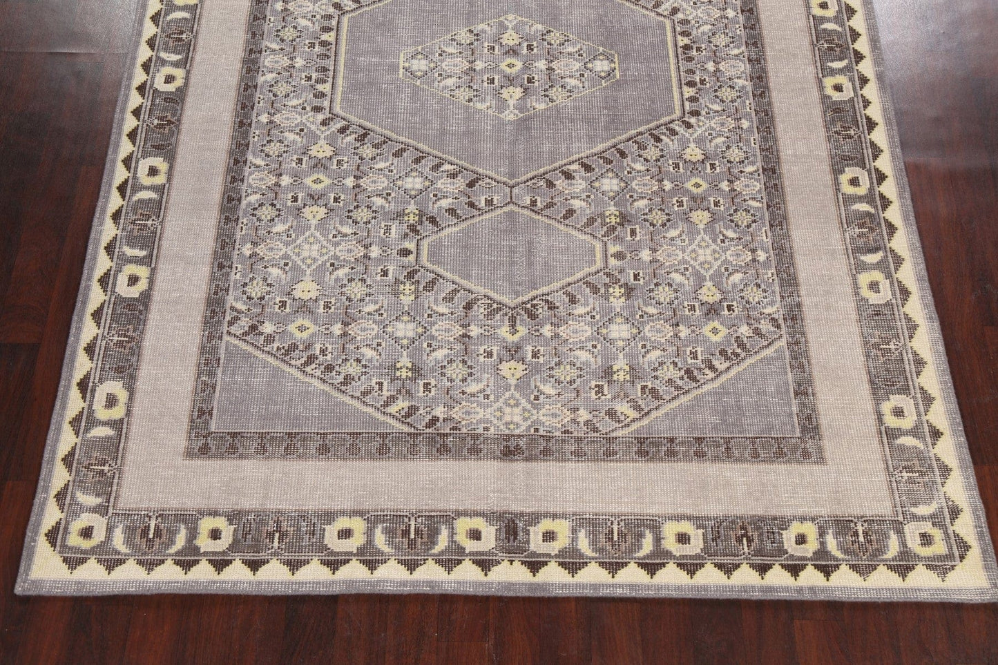 Geometric Oushak Oriental Area Rug 8x11