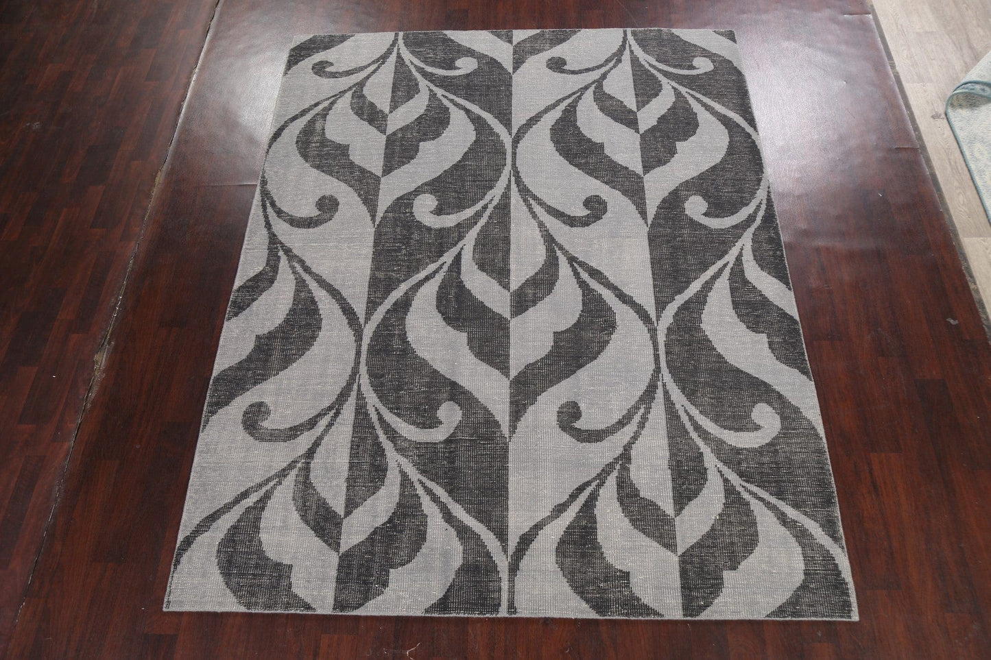 Contemporary Abstract Oriental Area Rug 8x10