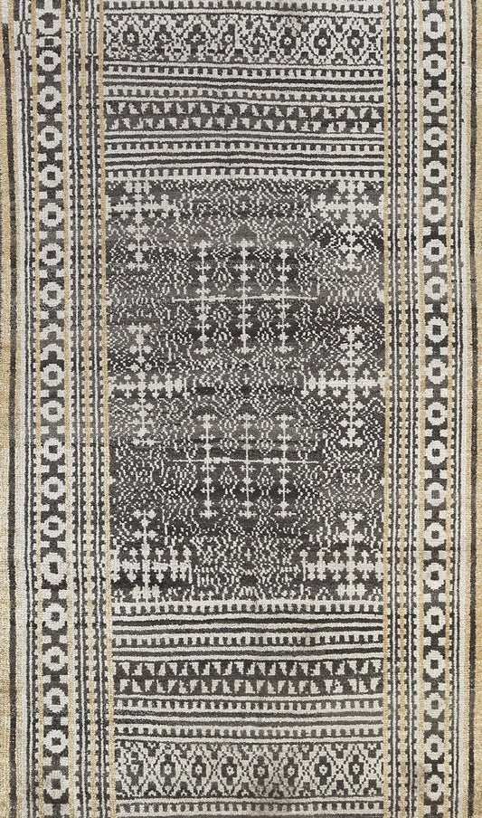 Geometric Oushak Oriental Area Rug 5x8