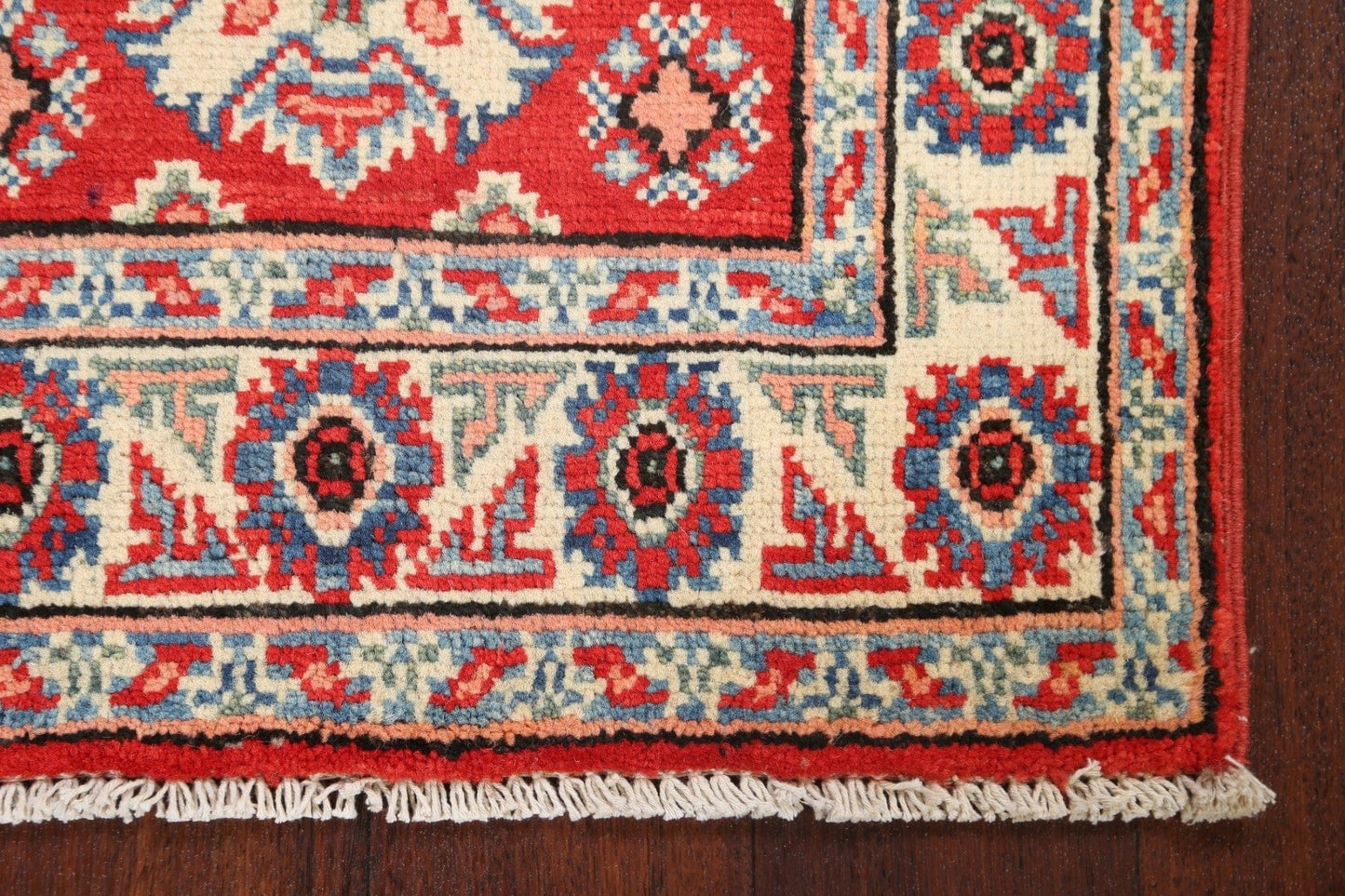 Geometric Kazak Oriental Area Rug 2x3