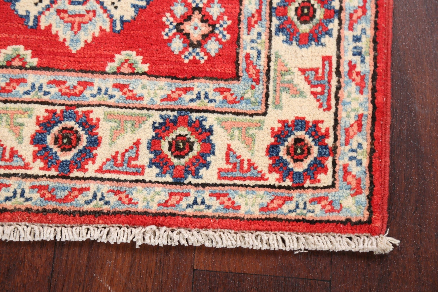 Geometric Kazak Oriental Area Rug 2x3