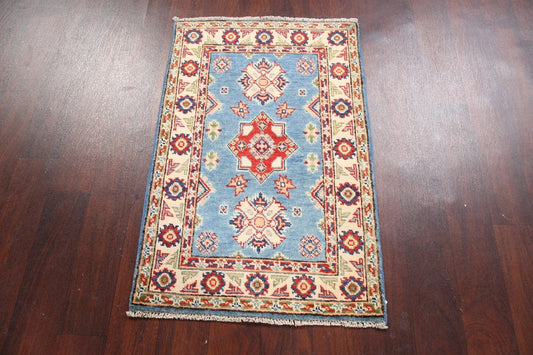 Geometric Kazak Oriental Area Rug 2x3