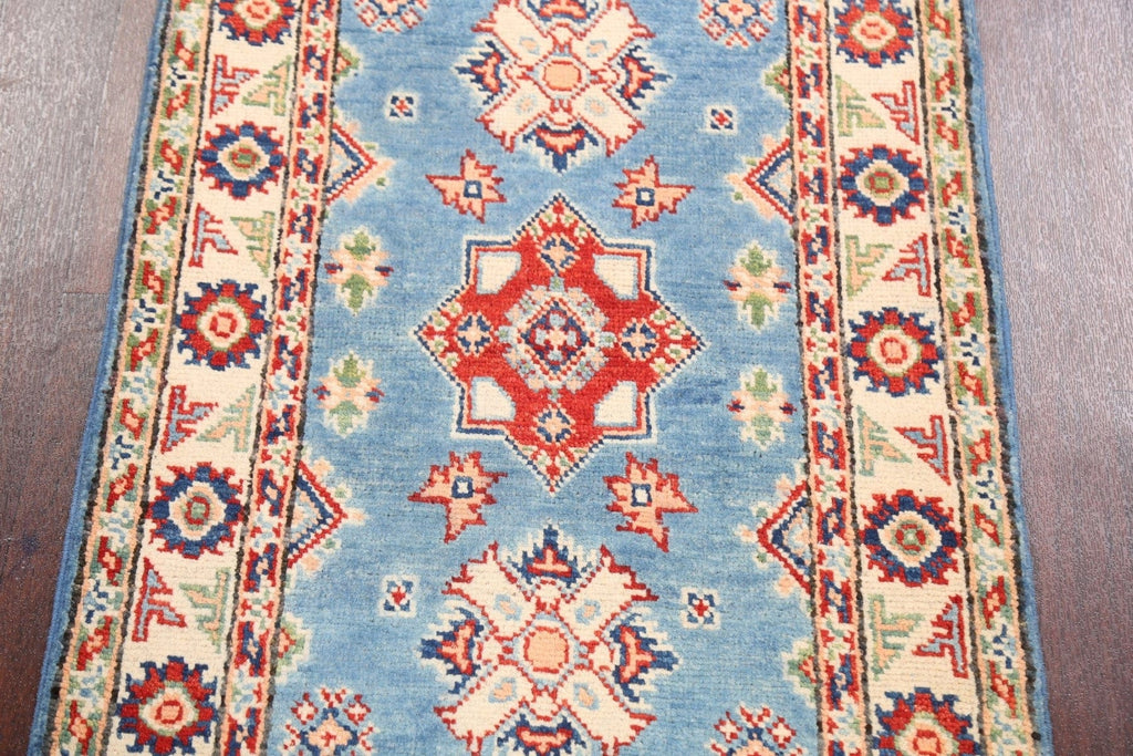 Geometric Kazak Oriental Area Rug 2x3