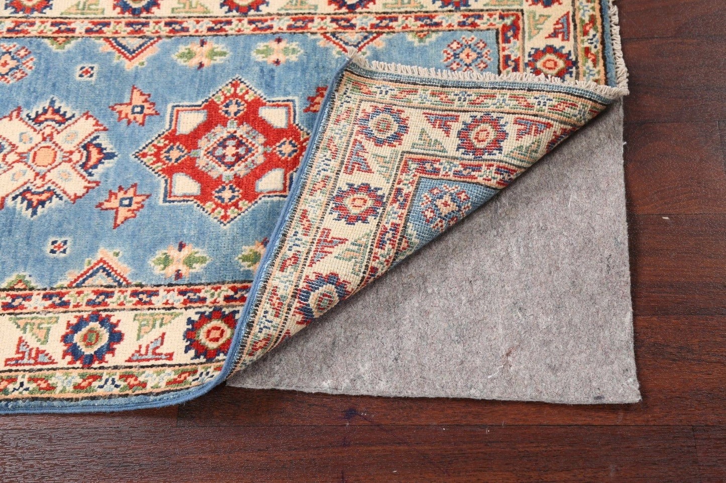 Geometric Kazak Oriental Area Rug 2x3