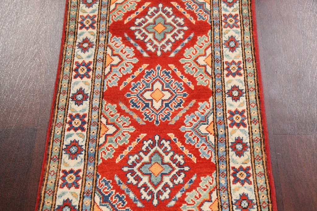 Geometric Kazak Oriental Area Rug 2x3