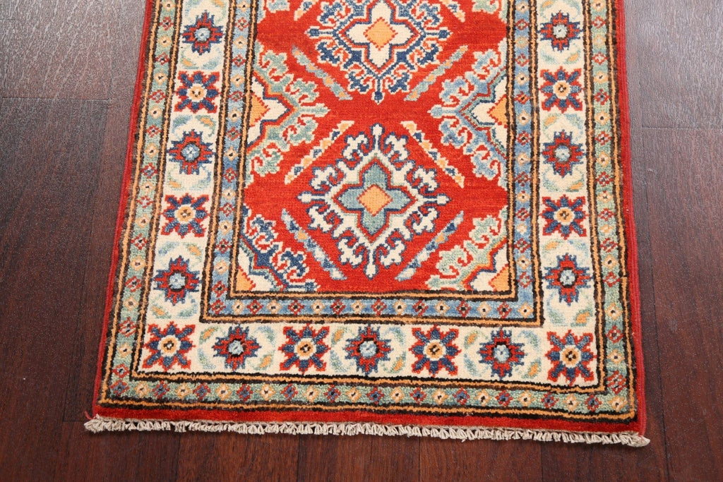 Geometric Kazak Oriental Area Rug 2x3