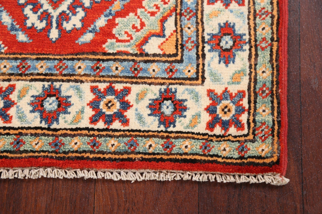 Geometric Kazak Oriental Area Rug 2x3